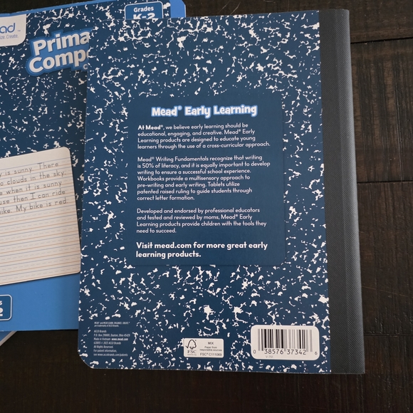 3 Mead Early Learning Composition Book - Blue - Picture 2 of 4